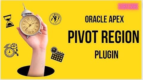 Pivot region (User Friendly) in Oracle APEX with filters &sorting options #oracle #oracleapex #apex
