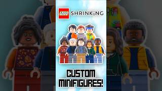 Lego 'Shrinking' Custom Minifigures! #lego #minifigures #shrinking