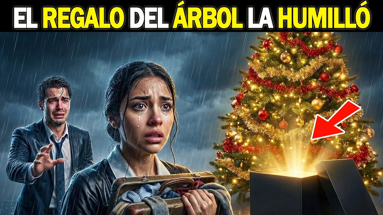 La Empleada Huyó en Nochebuena… cuando Descubrió LO QUE EL MILLONARIO OCULTABA BAJO EL ÁRBOL