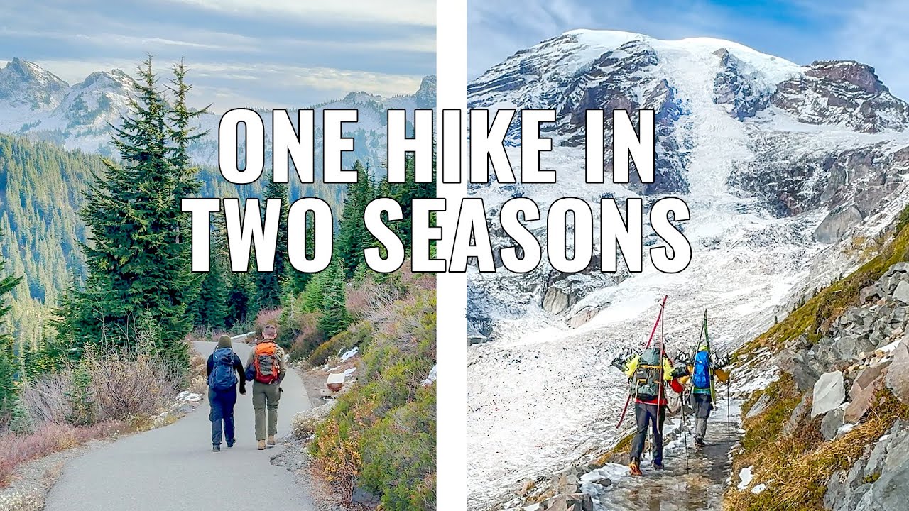 Mount Rainier's Hidden Trick | Summer and Winter on One Hike