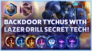 Tychus Drill - BACKDOOR TYCHUS WITH LAZER DRILL SECRET TECH! - B2GM Season 2 2024