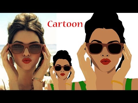 How to Create Cartoon Photo in adobe Photoshop - YouTube