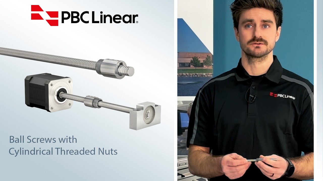 Ball Screws with External Threaded Nuts – PBC Linear