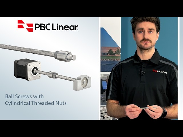 Threaded OD Ball Screw Nuts Option for Miniature Ball Screw Assemblies