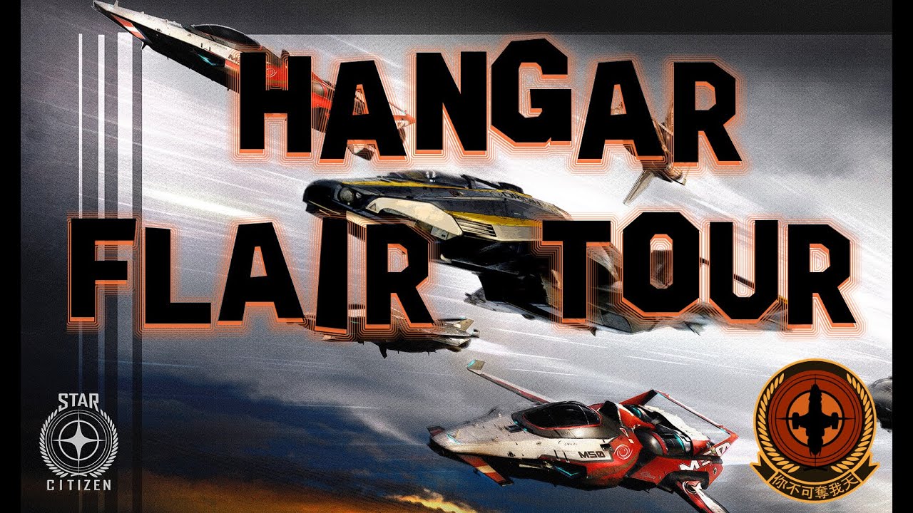 Star Citizen hangar flair tour - YouTube