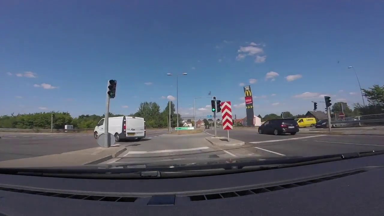 Driving - Ringsted to Spentrup, Denmark - Timelapse