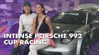 Racing a PORSCHE 992 CUP Car | Angie Mead King