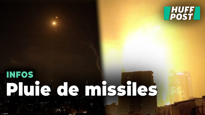 Les images impressionnantes de la riposte iranienne sur Israël