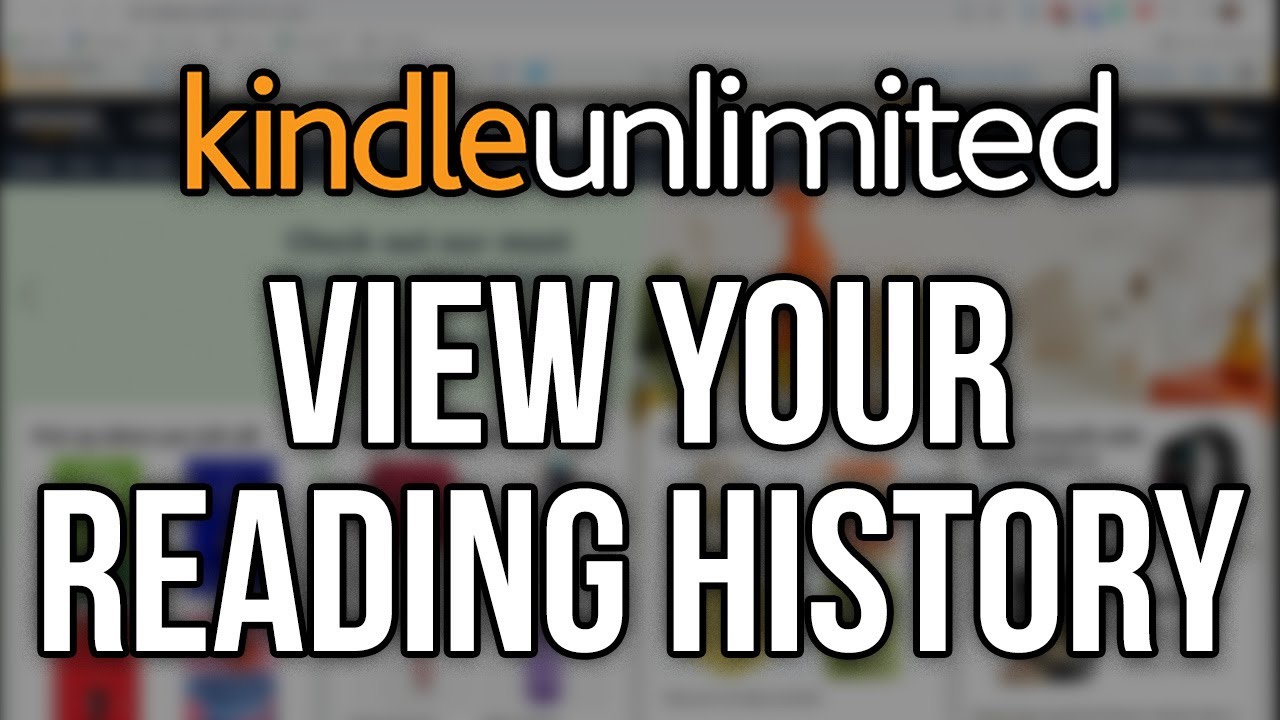 How To See What You've Read on Kindle Unlimited - YouTube