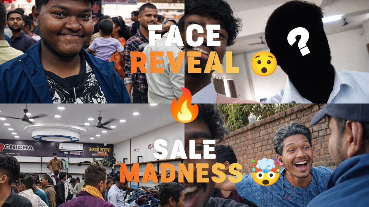 CRAZY SALE at New Clothing Store and face reveal of shubham 😱🔥