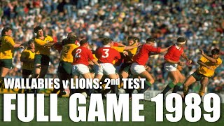 Australia v British Lions | 1989 | Test 2 | Full Game
