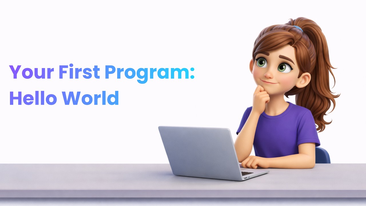 Your First Program: Hello World - YouTube