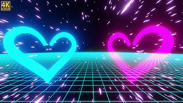 ✔️ VJ Loops 4k Infinte Hearts Video Tool ➾ Background video animation