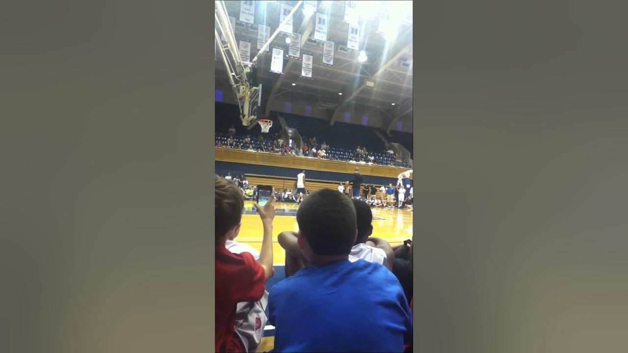 Duke Basketball Camp Dunk Contest YouTube