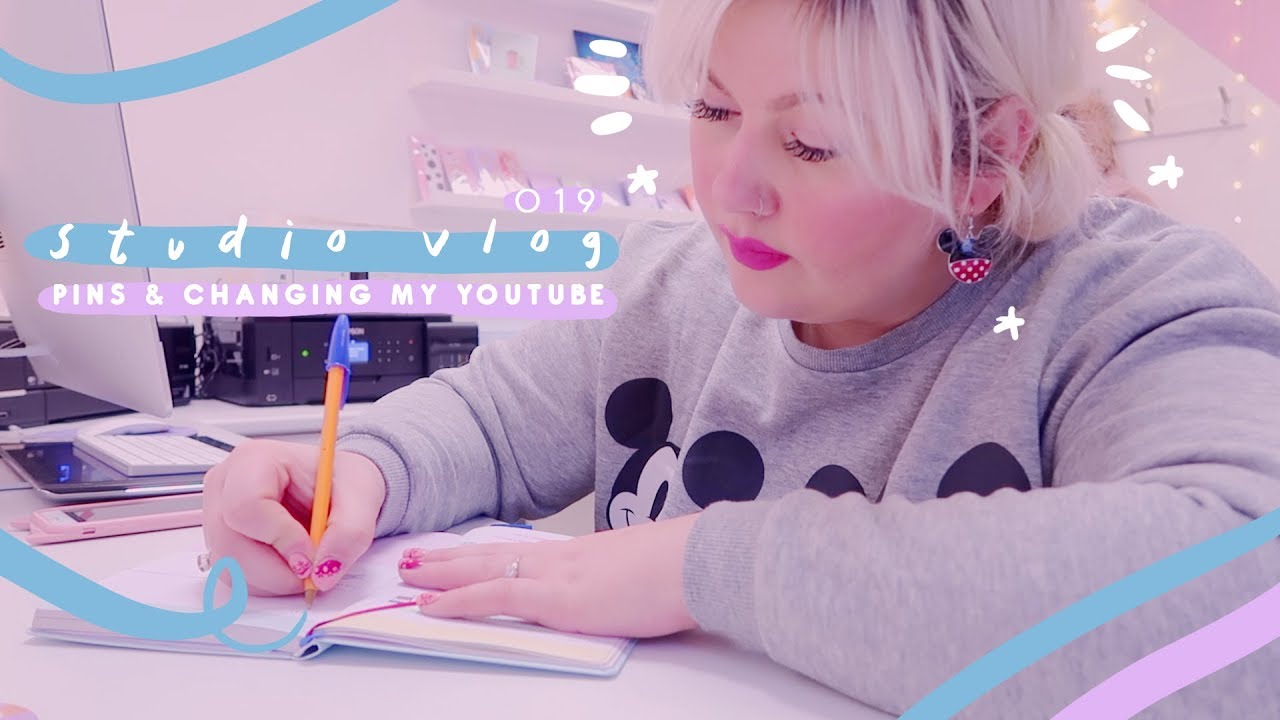 STUDIO VLOG 019 | New Pins & Changing my Youtube Channel