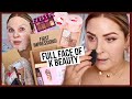 full face of k beauty FIRST IMPRESSIONS 🇰🇷 korean makeup!