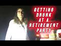 Woman Gets Drunk at a Retirement Party