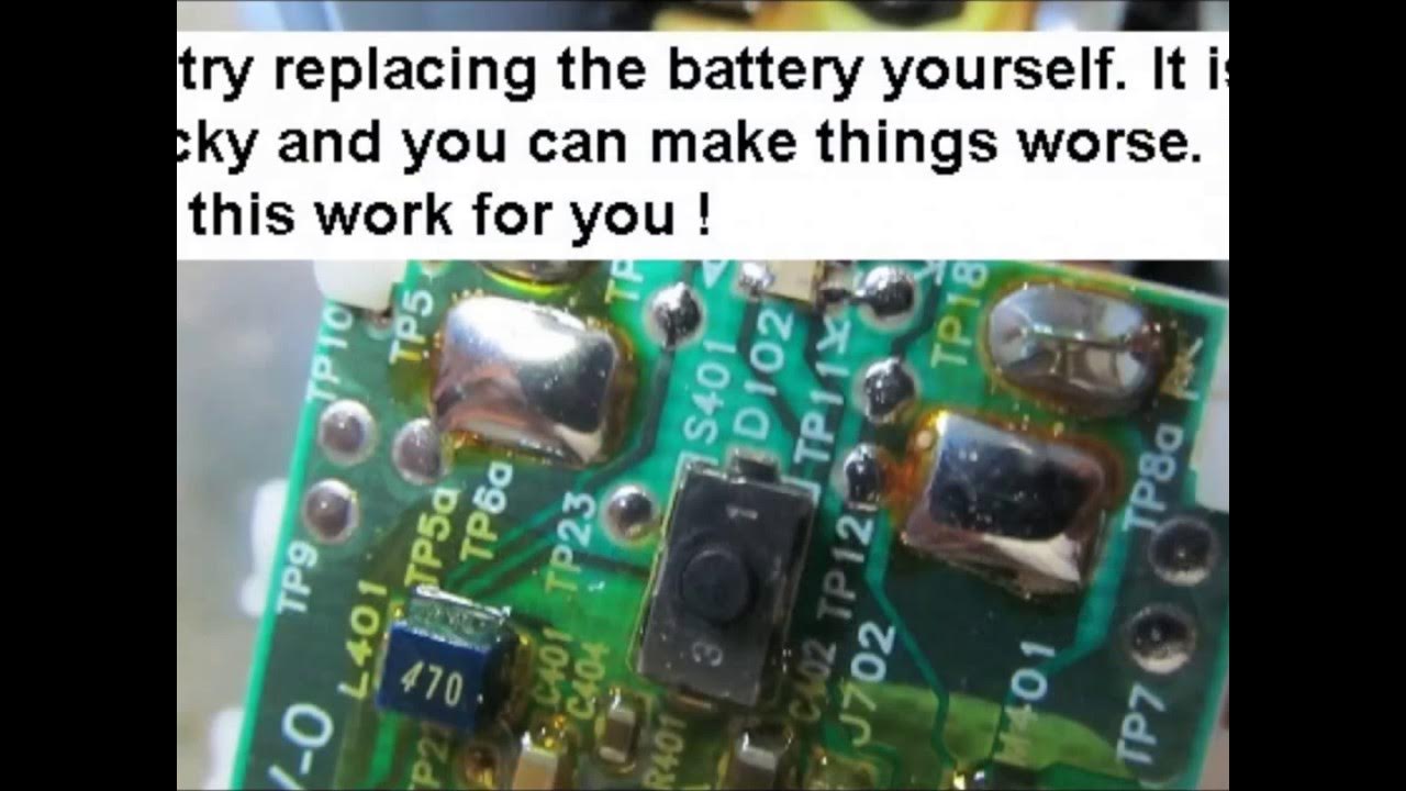 Norelco 7737X battery replacement - YouTube