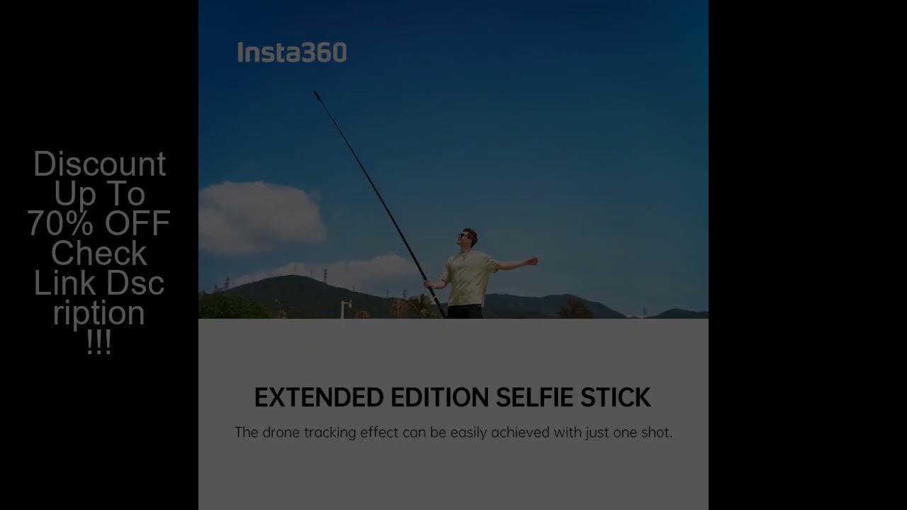 Insta360 X5 Extended Edition Selfie Stick Monopod Carbon Fiber Ultra Long Grip 3m 290cm for Insta 36