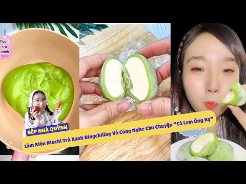 Video Bếp Nhà Quỳnh #232 | Làm Món Mochi Trà Xanh... - youtube