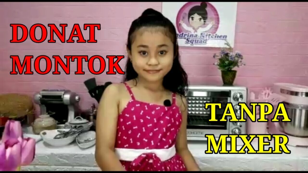 DONAT MONTOK LEMBUT TANPA DI MIXER