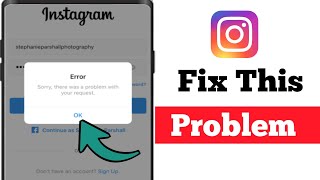 Details How To Fix Instagram Password Reset Problem Sorry Something went wrong please try Again Error Update