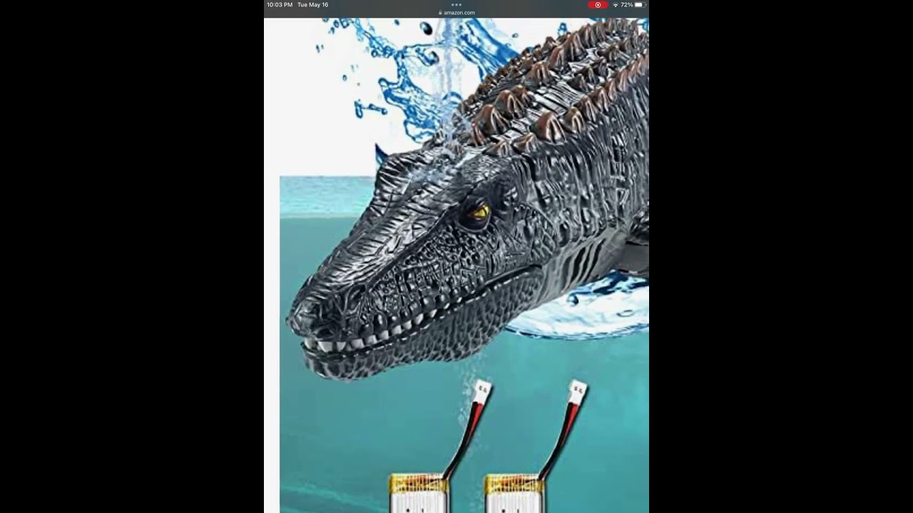 Robot Mosasaurus that can GO IN WATER!?!?!?