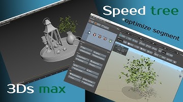 make decoration salver|3|  in |3dsmax| |speed tree|