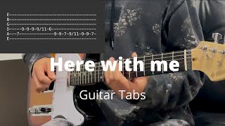 Here With Me By D4vd  Guitar Tabs
