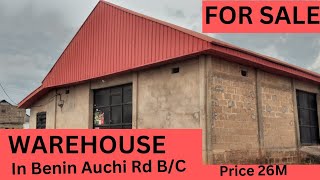 Warehouse for sale in Benin Auchi Rd