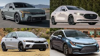 Which is best? 2024 Kia K4 vs Mazda 3 vs Honda Civic vs Toyota Corolla