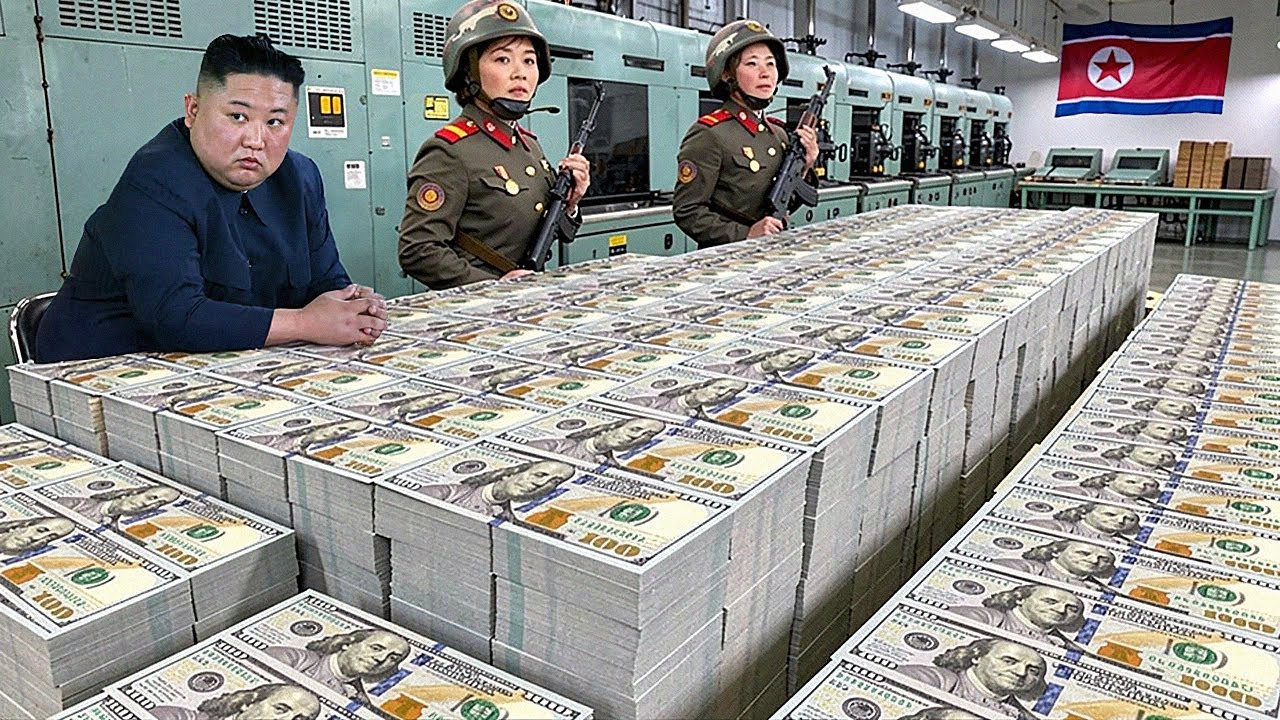 Wie Falschgeld gedruckt wird – im Inneren von Nordkoreas Dollar-Fabrik