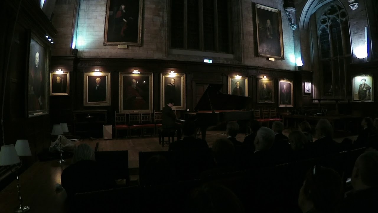 Oskar Luong plays Chopin Scherzo Op. 31 No. 2, Étude Op. 10 No. 12, University of Oxford (Balliol)