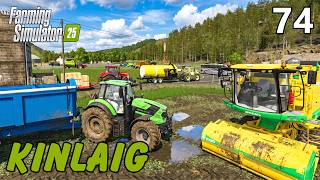 Rebuilding The Castle!🏰&amp; Fish Hauling🐟,Peak Price Selling💰| Kinlaig Ep.74 #farmingsimulator25 #fs25