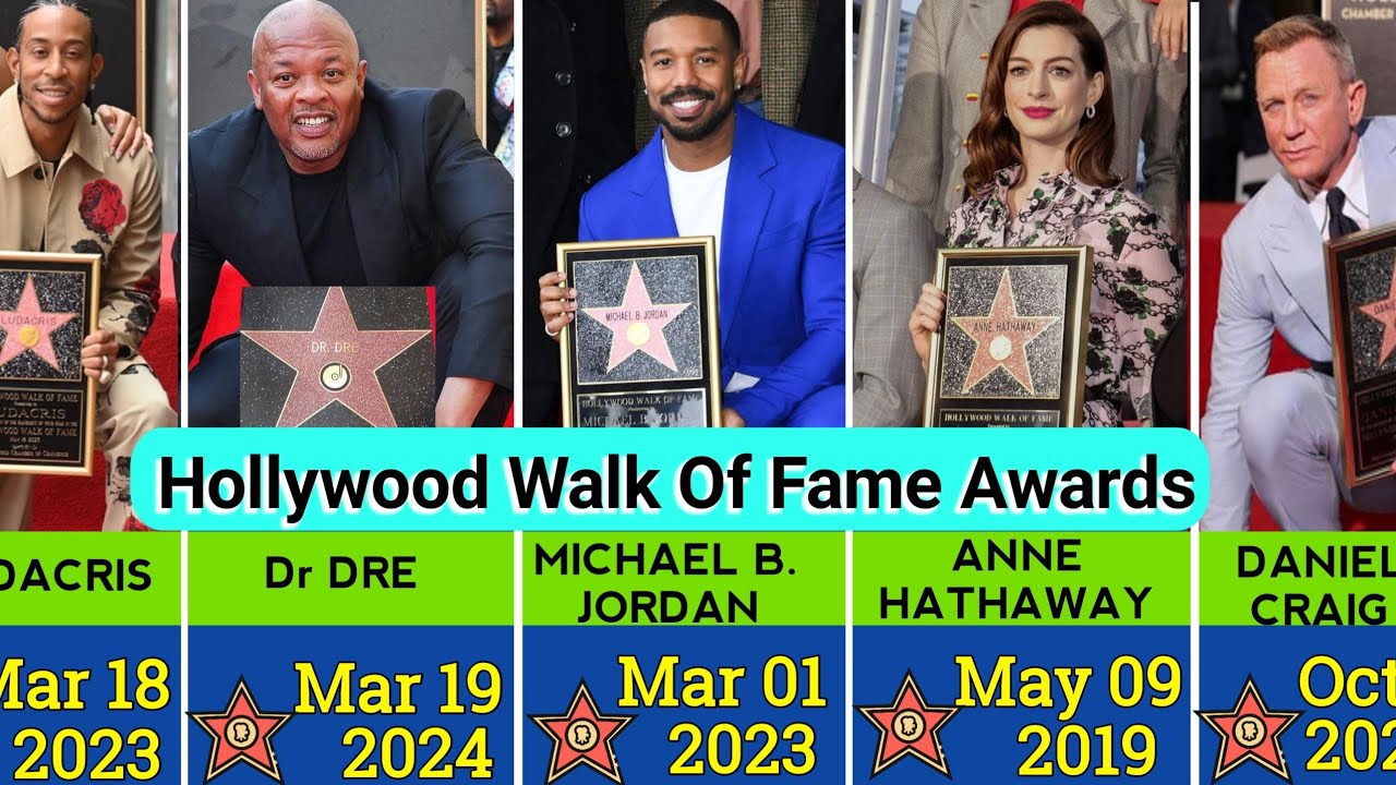 List Hollywood Walk Of Fame Star Awards