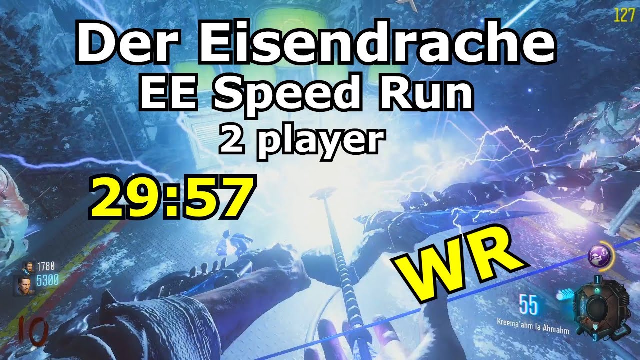Der Eisendrache Easter Egg World Record Speed run coop Classic Gums 