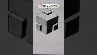 Easy Draw 3d Arts 🤯 #easy #3d #art #3d drawing #easydrawing #shorts #trending #viral #theroyanarts