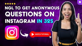 How to USE NGL to RECEIVE ANONYMOUS QUESTIONS on INSTAGRAM in 32 S