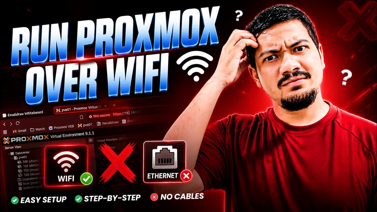Run Proxmox Over WiFi ? (No Ethernet Needed!) ⚡ Full Setup Guide - YouTube