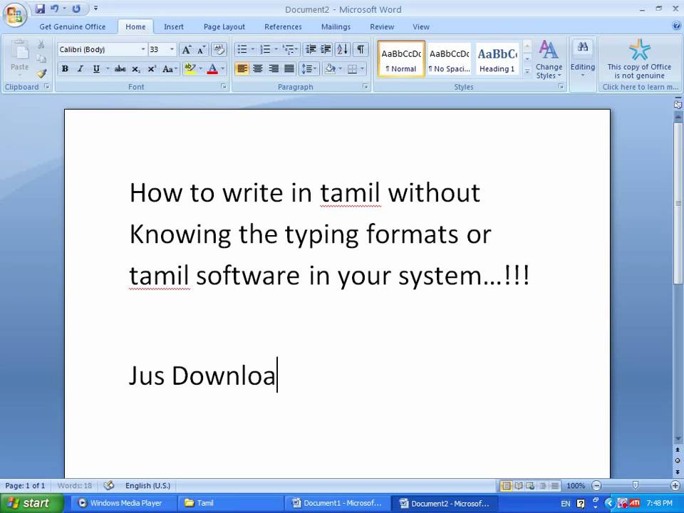Tamil Font Software Pc