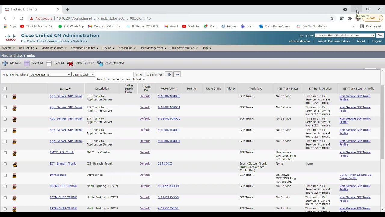 Lec-7 | How to create a SIP trunk on CUCM | SIP Trunk Configuration - Hindi