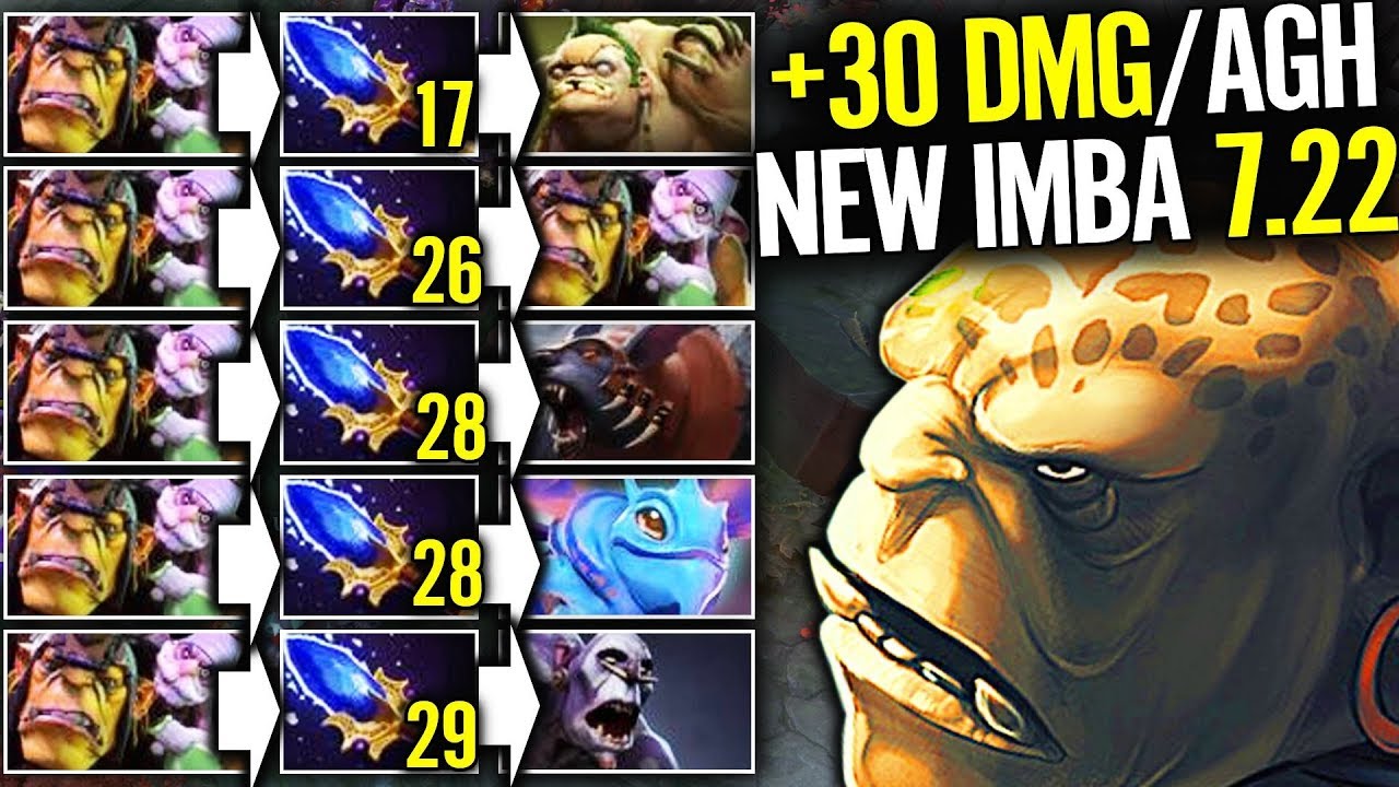 [Alchemist] +30 Dmg Per Aghanim's BUFF - 7.22 Dota 2 New Meta for ...