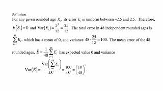 Exam P exercise for December 19, 2018
