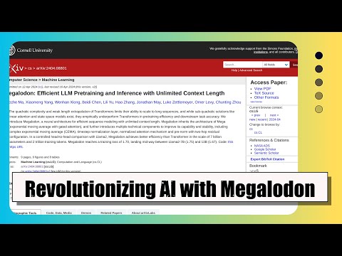 Unleashing Megalodon: Revolutionizing AI with Unlimited Context Length