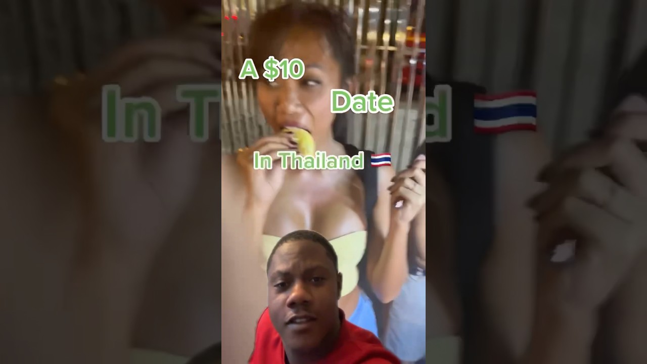 ⁣🇹🇭 Beautiful woman in thailand enjoys 10 dollar date with passport bro ! #thailand  #passportbros