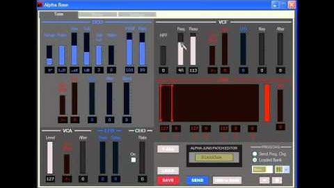 Alpha Base software for Alpha Juno 1/2/MKS-50