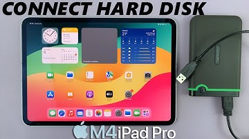 How To Connect Hard Disk To M4 iPad Pro