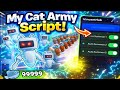My Cat Army 🐱 Keyless Script - Fish multiplier &amp; Auto summon