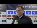 פטריק ואן לווון לאחר הניצחון על קריית שמונה