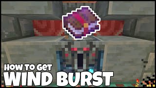 How To Get WIND BURST ENCHANTMENT In MINECRAFT
